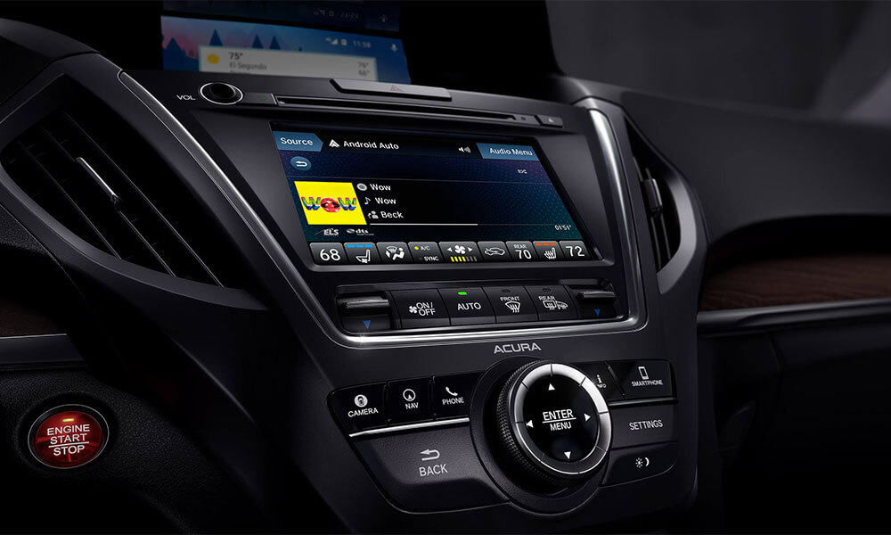 2018 Acura MDX Advance Entertainment Pkgs On Demand Multi Use Display