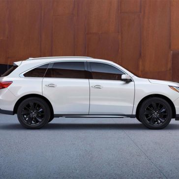 2018 Acura MDX Advance Pkg White Diamond Pearl Berlina Black Alloy Wheels