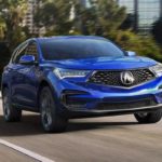 Exterior of a blue 2019 Acura RDX