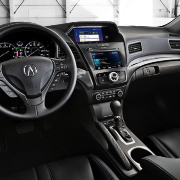 2019 Acura ILX in ebony interior