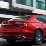 Red 2020 Acura RLX