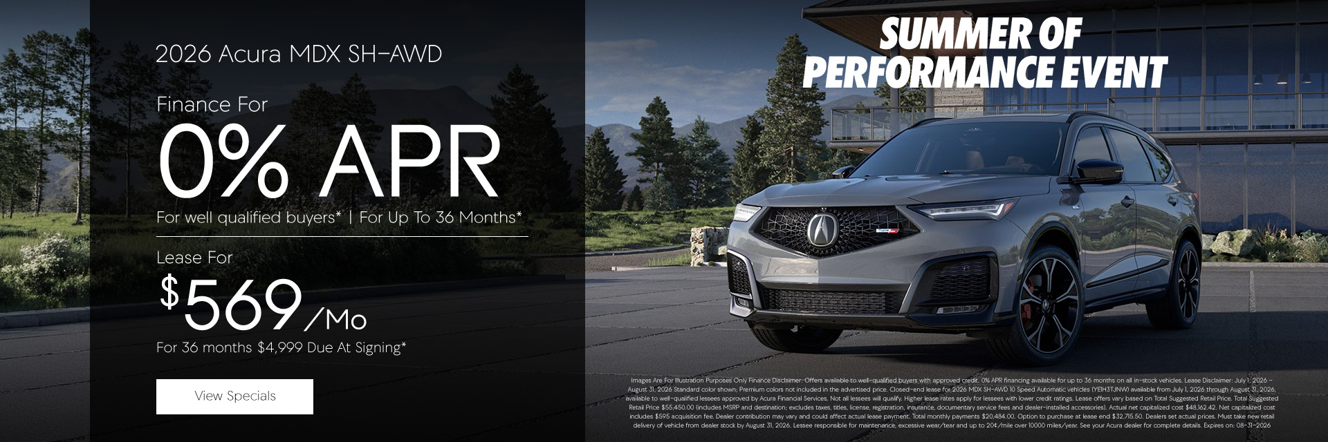 2026 MDX Offer