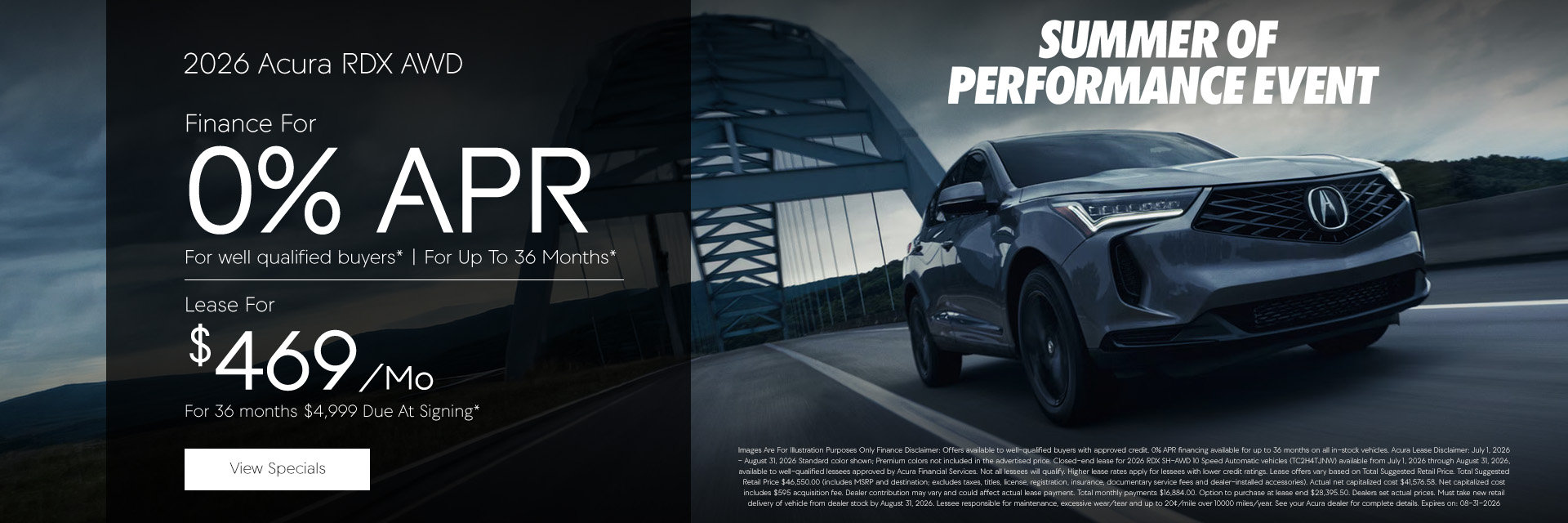 2026 RDX Offer