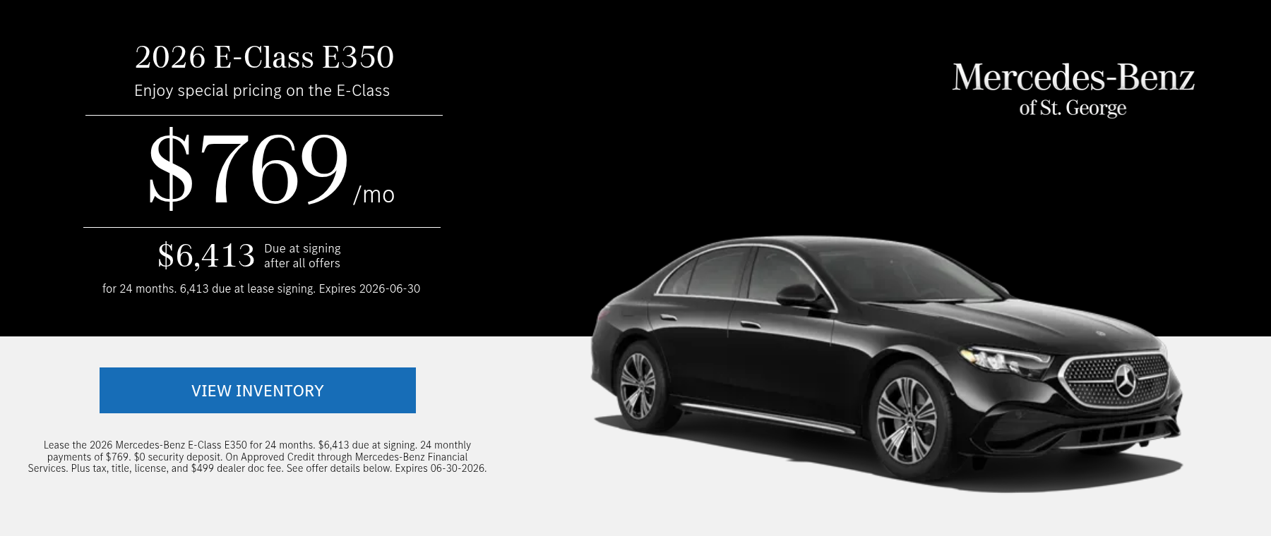 New Mercedes Special Offer