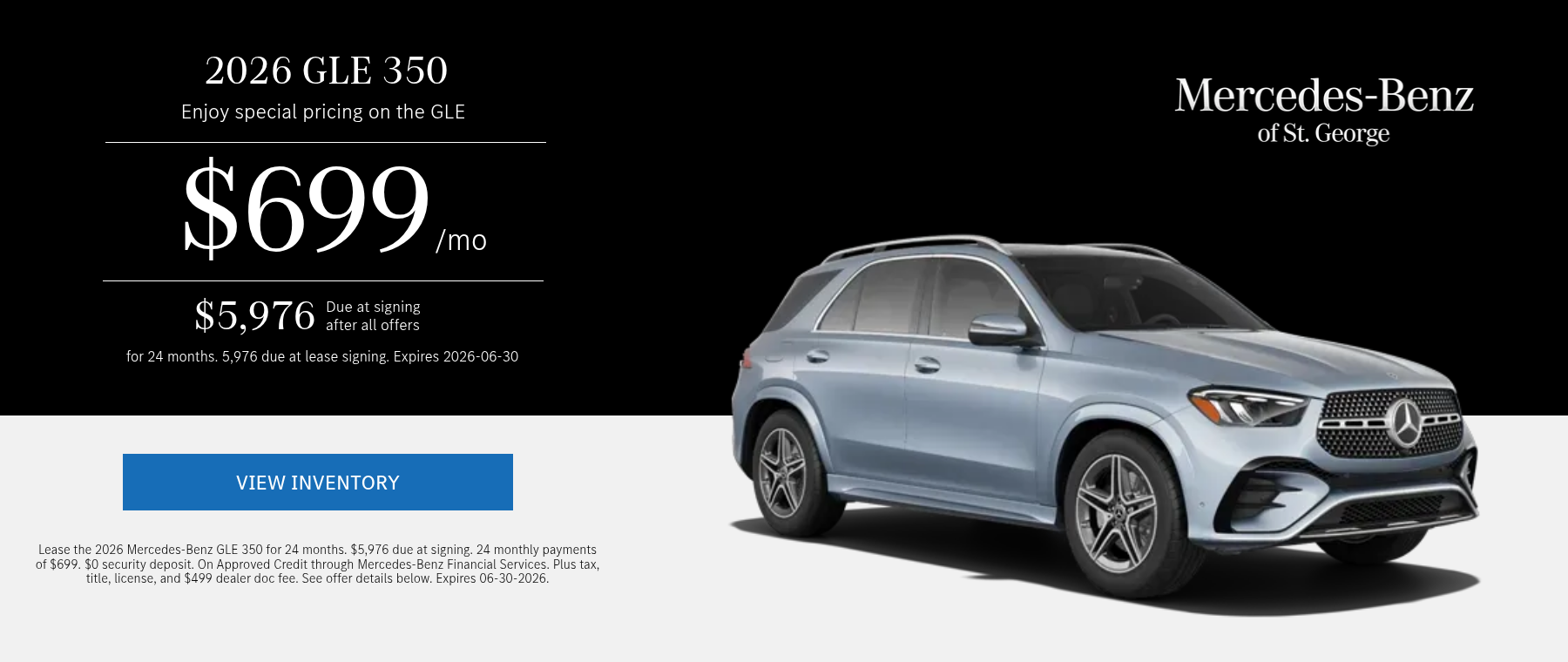 New Mercedes Special Offer