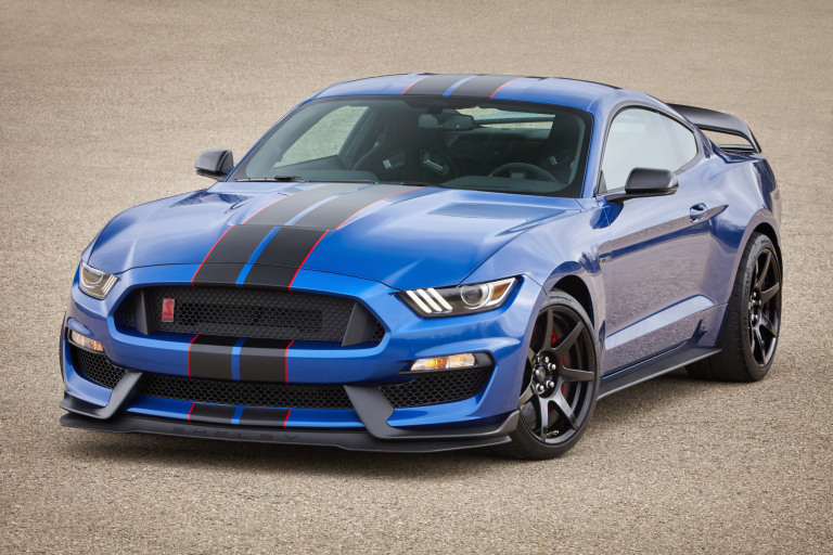 2017 Ford Shelby GT350R in Lightning Blue